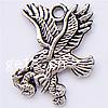 Zinc Alloy Animal Pendants, Eagle, plated Approx 3mm 