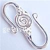 Brass S Shape Clasp, plated 