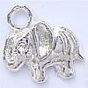 Zinc Alloy Animal Pendants, Elephant, plated lead & nickel free Approx 2mm 