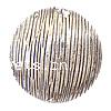 Zinc Alloy Flat Beads, Flat Round, plated, textured Approx 3mm, Approx 