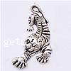 Zinc Alloy Animal Pendants, Tiger, plated Approx 