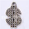 Zinc Alloy Jewelry Pendants, Currency Mark nickel, lead & cadmium free Approx 2mm, Approx 