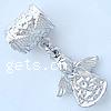 Zinc Alloy European Pendants, Angel, plated, without troll Approx 6mm 