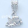 Zinc Alloy European Pendants, Angel, plated, without troll Approx 5mm 