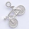 Vehicle Shaped Zinc Alloy Pendants, Bike, plated nickel, lead & cadmium free Approx 2mm, Approx 