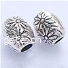 Zinc Alloy European Beads, Oval, plated, without troll Approx 3mm, Approx 