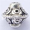 Zinc Alloy Cone Beads, Bicone, plated lead & nickel free Approx 2mm 