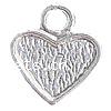 Zinc Alloy Pendant Cabochon Setting, Heart, plated cadmium free Approx 2mm 