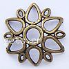 Zinc Alloy Bead Caps, Flower, plated, 6 petal lead & cadmium free Approx 5mm, Approx 