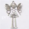 Character Shaped Zinc Alloy Pendants, Girl cadmium free Approx 2mm, Approx [