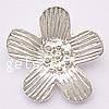 Zinc Alloy Flower Pendants, plated, 5 petal nickel, lead & cadmium free Approx 1.5mm, Approx 