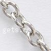 Stainless Steel Oval Chain, 304 Stainless Steel, open Approx 