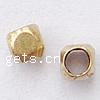 Brass Spacer Beads, Drum, plated Approx 1.5mm 