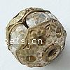 Ball Rhinestone Spacer, with Brass, Round 6mm Approx 1mm 