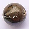 Glazed Porcelain Beads, Round, large hole, 20mm Approx 3mm 