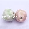 Perles en porcelaine émaillées, rondelle, vernissé, plus de couleurs à choisir, 12mm Environ 2mm, Vendu par PC