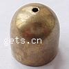 Brass End Cap, Dome, plated cadmium free Approx 1mm 