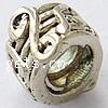 Kein Troll Thailand Echt Silber Europa Perlen, Rohr, ohne troll, 9x7mm, Bohrung:ca. 4.2mm, verkauft von PC