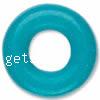 Gummi Stopper Perlen, Kreisring, blau, 7mm, Bohrung:ca. 3mm, 10000PCs/Tasche, verkauft von Tasche