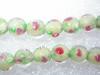 Acrylic Cabochons, Round, A, 8mm, 25PCs/Strand, Sold Per 8 Inch Strand