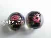 Handmade Lampwork Beads, Round, 13x13mm, Sold by PC