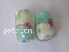 Handmade Lampwork Beads, Tube, 7x12mm, Sold by PC