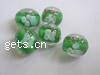 Handmade Lampwork Beads, Round, 10x10mm, Sold by PC