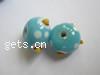 Handmade Lampwork Beads, Rondelle, 7x11mm, Sold by PC