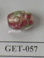 Handmade Lampwork Beads, Drum, 16x12mm, Sold by PC