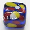 Handmade Lampwork Beads, Cube, 10x10mm, Sold by PC