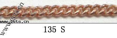 Латунная цепочка с овальными звеньями, Латунь, Индивидуальные & твист овал, Много цветов для выбора, не содержит никель, свинец, 1.3x1.8mm, 100м/Strand, продается Strand