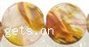 Flat Round Crystal Beads, faceted, Sold per 13-14-Inch Strand