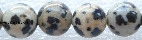 Dalmatian Beads, Round, more sizes for choice, Hole:Approx 1mm, Length:15 Inch, Sold By Strand