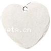 Zinc Alloy Heart Pendants, plated Approx 2mm 