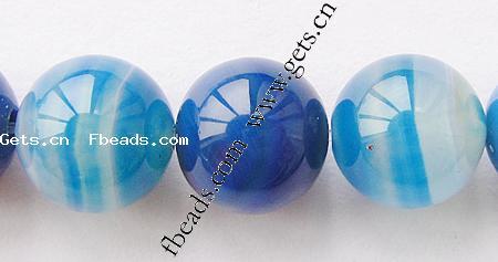Natural Lace Agate Beads, Round, different size for choice, blue, Hole:Approx 1-1.5mm, Length:Approx 15 Inch, Sold By Strand