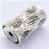 Zinc Alloy Jewelry Beads, Tube, plated cadmium free Approx 3mm 