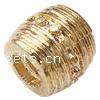 Zinc Alloy European Beads, Drum, plated, without troll cadmium free Approx 4mm 
