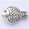 Zinc Alloy Animal Beads, Fish, plated lead & nickel free Approx Approx 