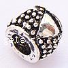 Zinc Alloy European Beads, Rondelle, plated, without troll Approx 5mm 