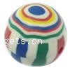 Round Polymer Clay Beads, 10mm 