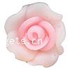 erles fimo en fleur, argile de polymère, disposé en couche, rose, 12mm Vendu par sac