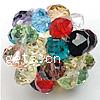 Imitation CRYSTALLIZED™ Crystal Beads, faceted, mixed colors 