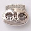 Spring Stopper Buckle, Zinc Alloy, Rondelle Approx 5mm 