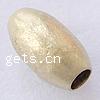 Brass Smooth Beads, Oval, plated, seamless Approx 2mm 