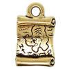 Zinc Alloy Jewelry Pendants, Rectangle Approx 3.5mm, Approx 