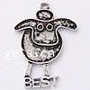 Zinc Alloy Animal Pendants, Cow, plated Approx 2mm 