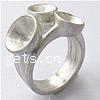 Zinc Alloy Bezel Ring Setting, plated nickel, lead & cadmium free US Ring 