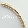 Gold Filled Tube Beads & smooth Approx 2mm 
