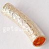 Gold Filled Tube Beads, textured Approx 2.5mm 
