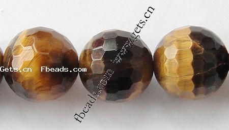 Tiger Eye Beads, Round, more sizes for choice & faceted, brown, Grade A, Hole:Approx 1.2mm, Length:Approx 15 Inch, Sold By Strand